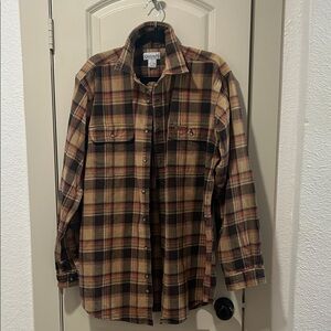 Carhartt Brown flannel Shirt